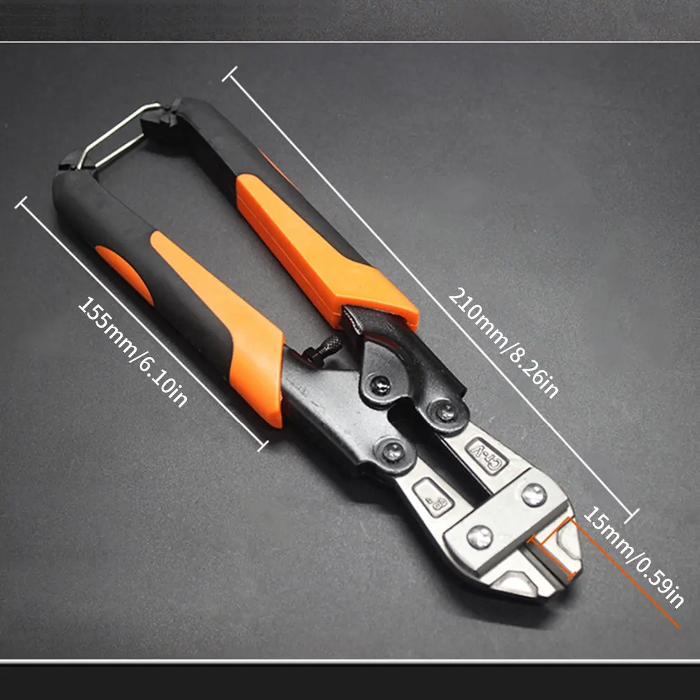 

8-inch Steel Bolts Cutter Steel Bar Clamps Pliers Hand Tools Wire Stripping Crimping tools Cutting Multi Tool Pliers