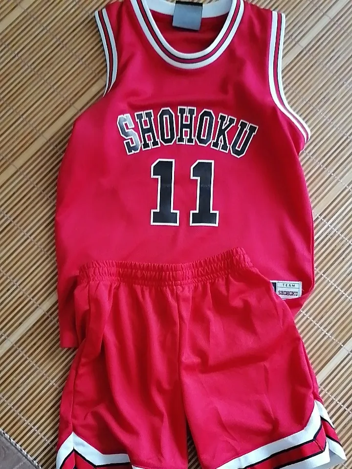 Slam Dunk Shohoku старшая школа № 11 рукава каэд Повседневный жилет красный SD Красный