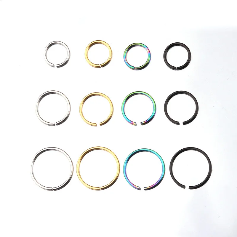Кольцо для бровей из нержавеющей стали ювелирное украшение пирсинга губ носа
