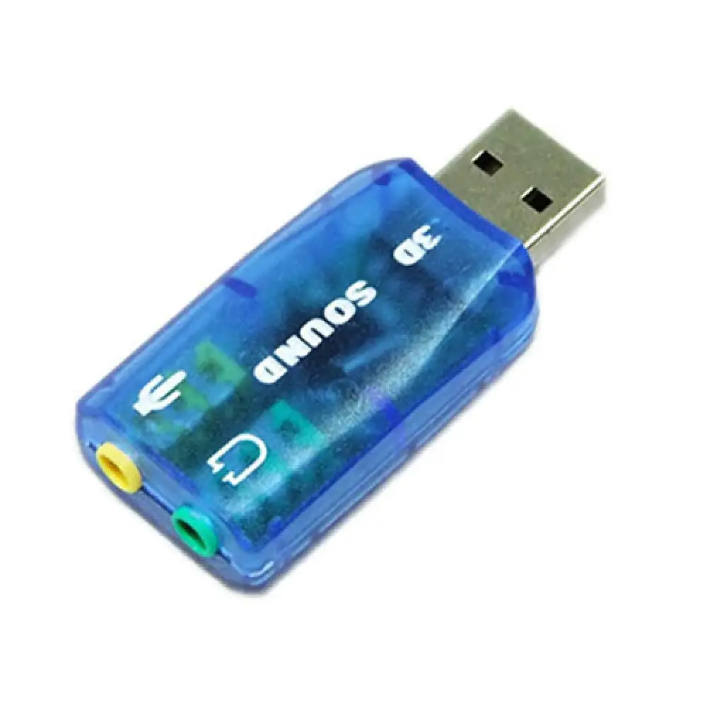 

Внешний адаптер USB 2,0 на 3D виртуальную звуковую карту, конвертер 5, 1 канал, внешний конвертер, адаптер для компьютера, ПК