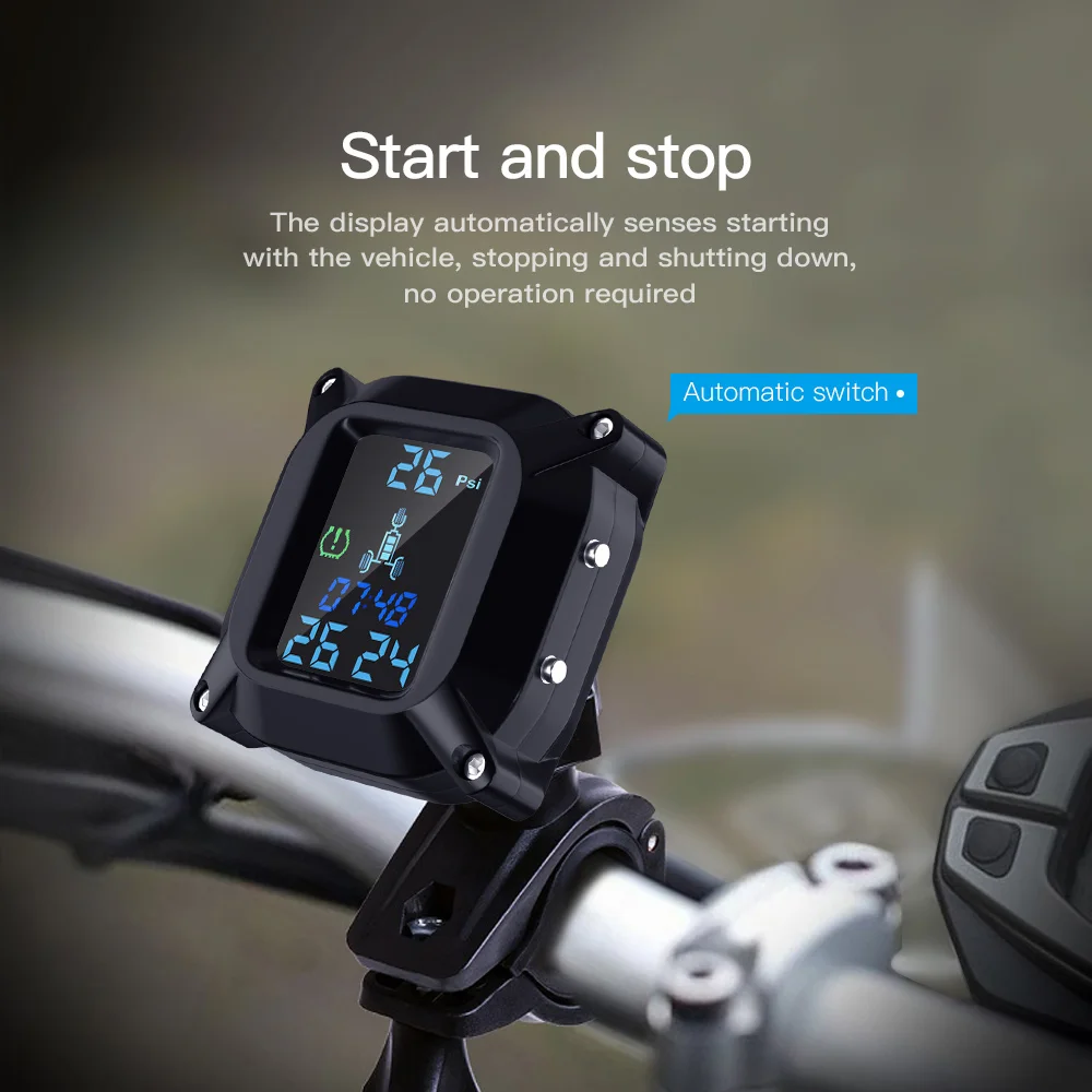 Умная автомобильная система контроля давления в шинах с ЖК дисплеем|Датчик
