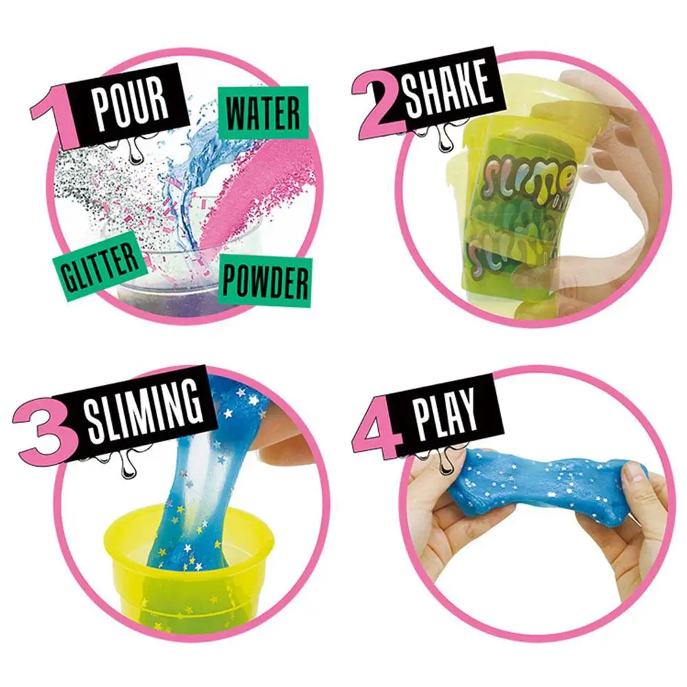 Slime Diy Canned Shake Rock Powder Mud Educational Toys Children Plasticine Random Colors | Игрушки и хобби