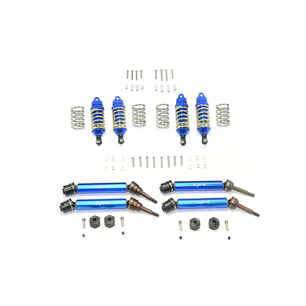 

Алюминиевый амортизатор для TRAXXAS rdler 4X4 VXL 67076-4 RC Car 45 # закаленный CVD Универсальный шестигранный шарнир из стали