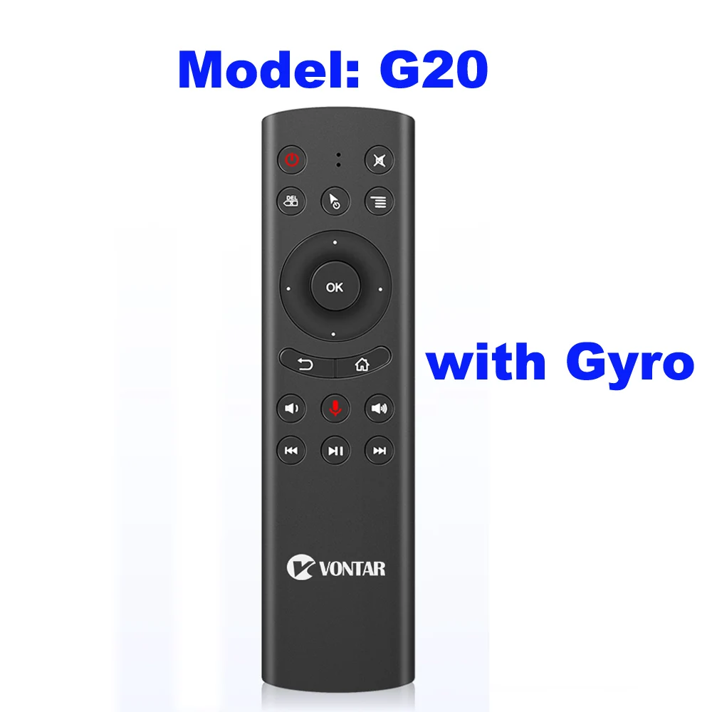 G20S with Gyro G30 голосовой пульт дистанционного управления воздушная мышь G10 Беспроводная мини Kyeboard с ИК-обучением для Android tv Box PC H96 max HK1 max KM3 X2 pro - Цвет: G20S with Gyro