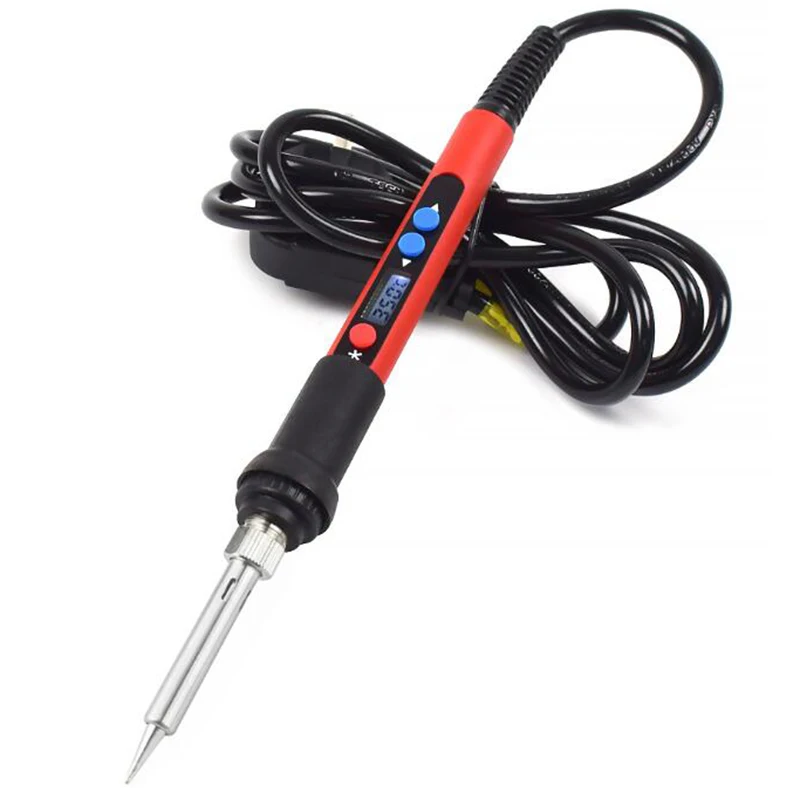 

Soldering Iron Set Soldering Iron Set (60W) Adjustable Temperature Thermostat Electric Iron Tip
