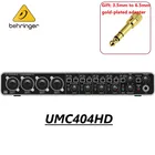 Внешняя звуковая карта BEHRINGER UMC202HDUMC204HDUMC404HD, усилитель микрофона, запись в реальном времени, USB аудиоинтерфейс