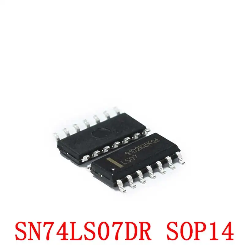 

50 шт. SN74LS07DR 74LS07 LS07 3,9 мм SMD SOP14