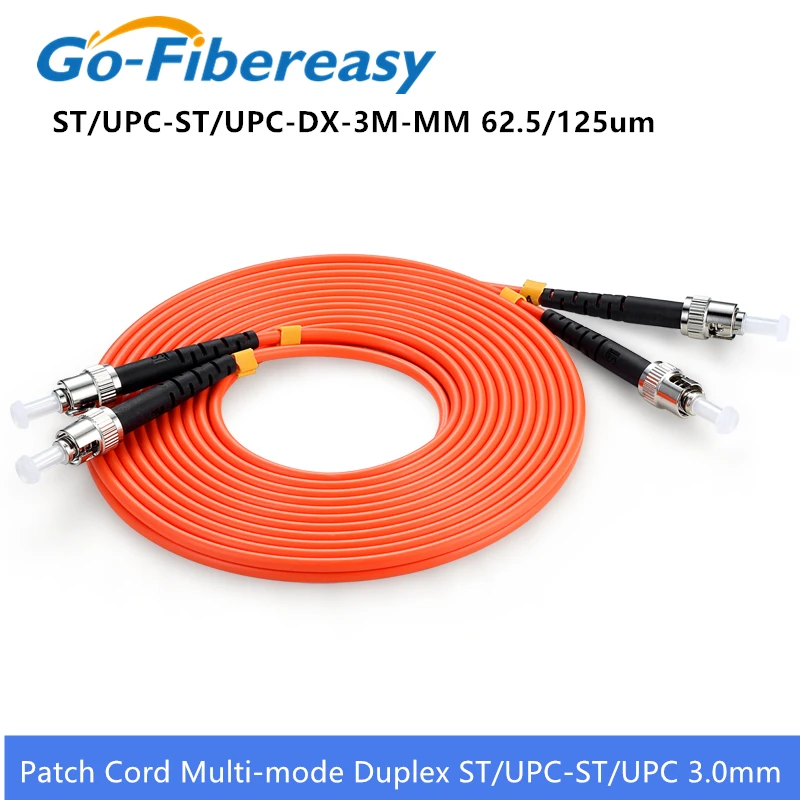 Многомодовый кабель оптоволоконный патч-корд ST/UPC to дуплексный