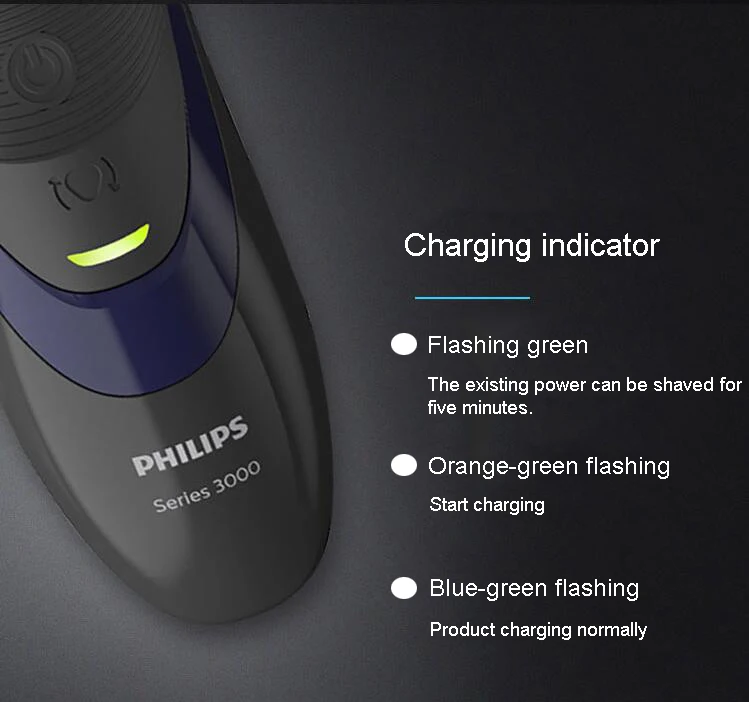 Электрическая Бритва Philips S3590 моющаяся система лезвия с литий-ионным аккумулятором 45 мин беспроводное использование/1 h Зарядка для Мужской бритвы
