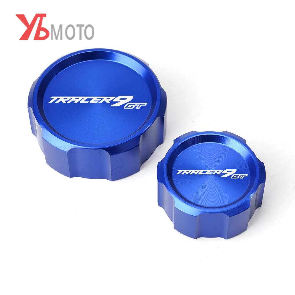 

For Yamaha TRACER 9 GT 9GT 2021 Motorcycle Front & Rear brake Fluid Cylinder Master Reservoir Cover Cap