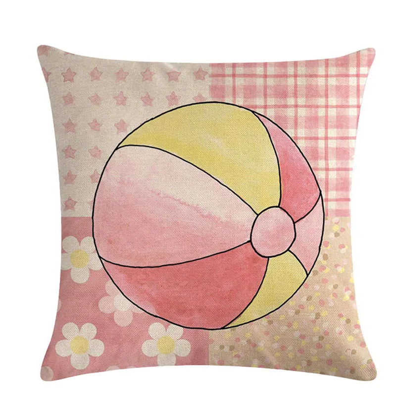 Милый детский костюм с героями мультфильмов серия льняная наволочка для объятий