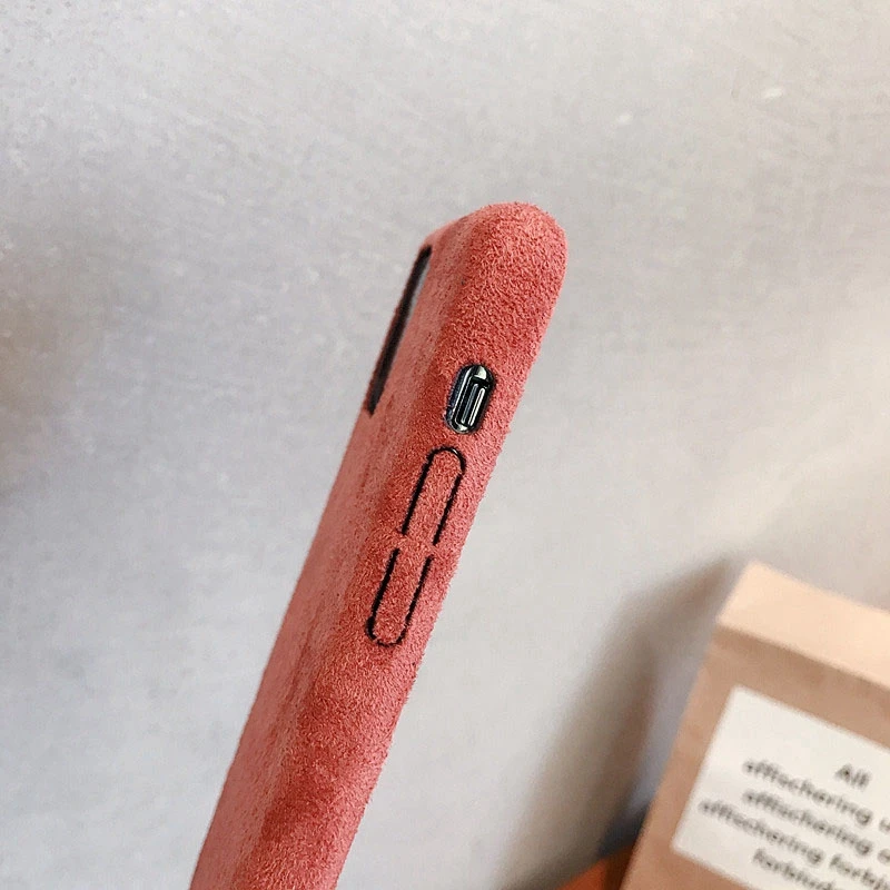 Fashion Warm Corduroy Phone Case For iPhone 11 Pro Max XR X XS Soft Cover Capa 7 8 6 6S Plus Plush Cases |