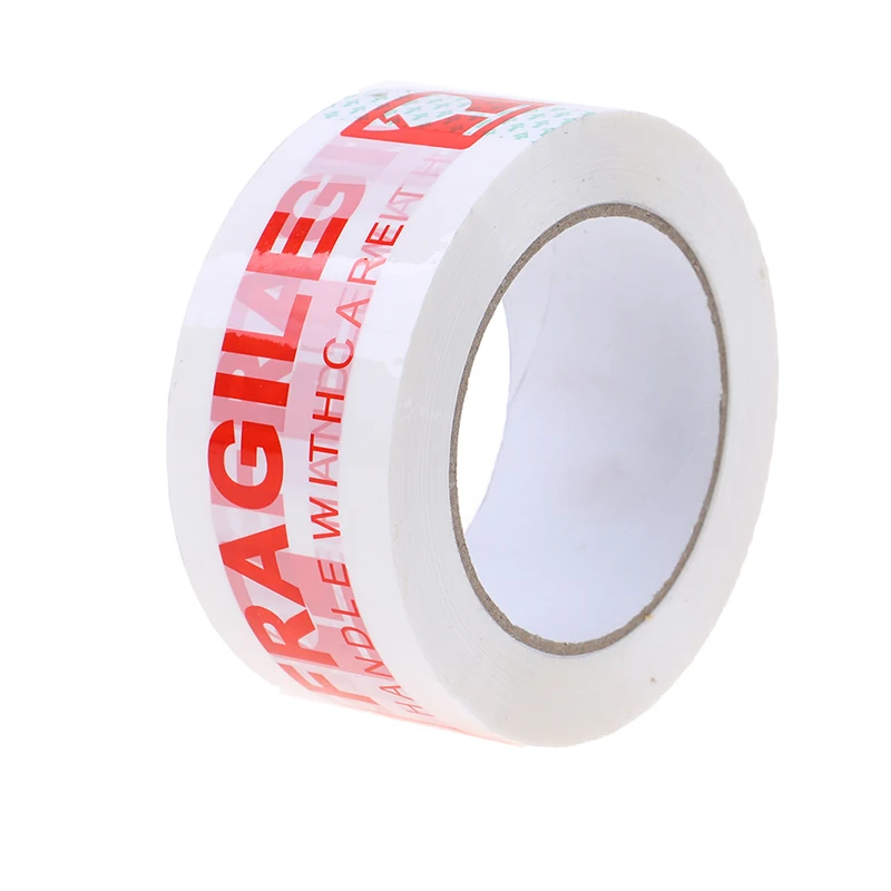 

48 мм x 100 м белая хрупкая упаковочная лента предупреждающая БОПП лампа