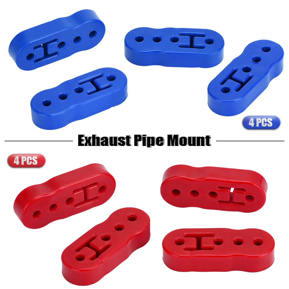 Универсальный 4 глушитель с отверстиями изолятор вешалка для выхлопной трубы