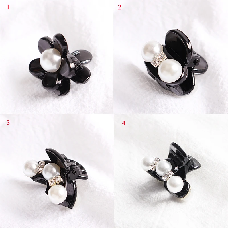 

Cheap 1PC Hair Accessories Hair Claw Barrettes Korean High Quality Mini Hair Clips 2021 New Women Fashion exquisite Girls Pearl