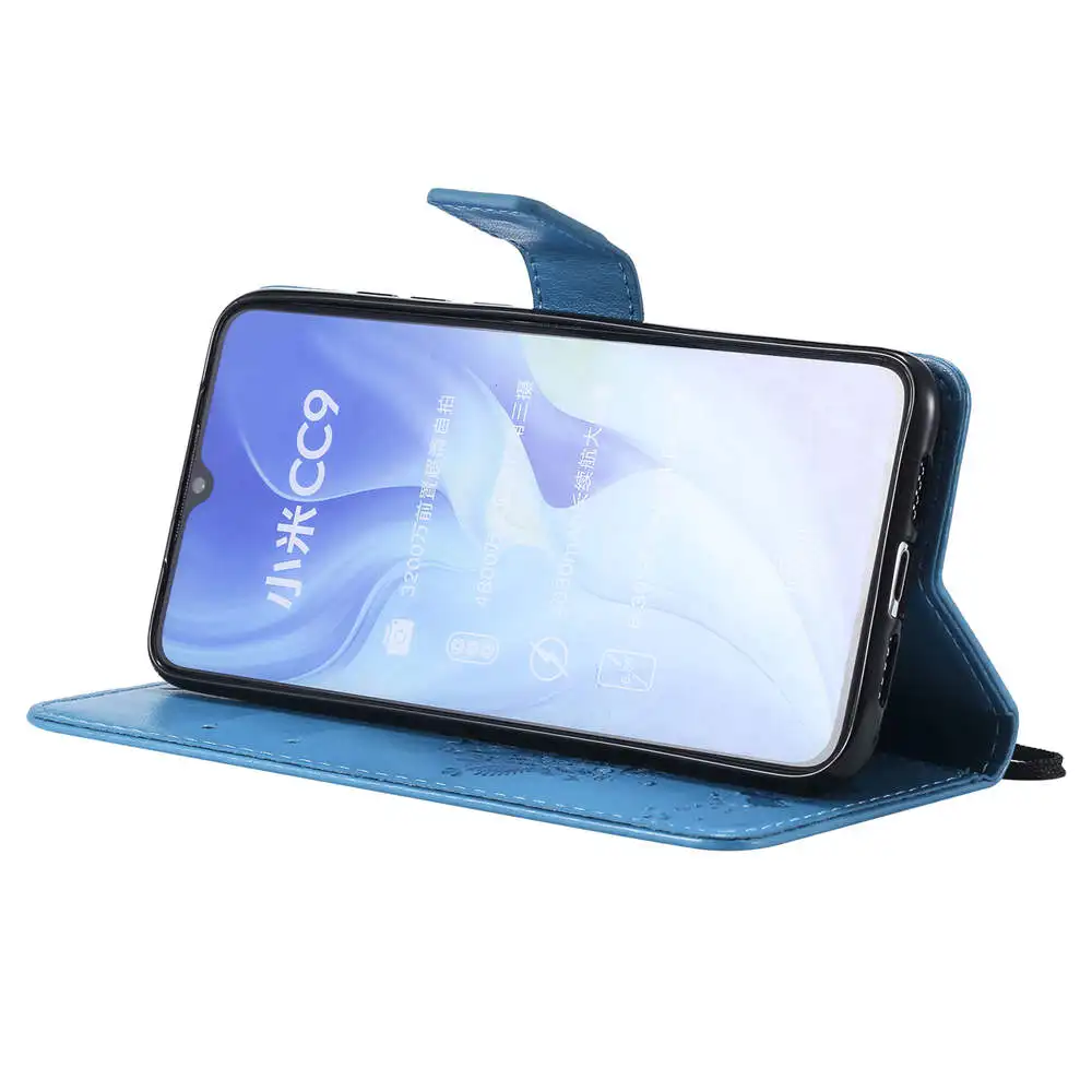 

Flip Leather Wallet Phone Cases For Xiaomi Redmi Note 9S 7 8 9 Pro Max 9A 9C 8A 8T Mi Note 10 9T Pro Case Cover With Lanyard