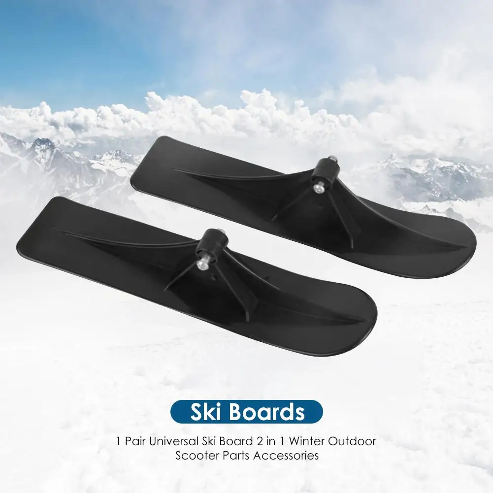

Hot Sale Ski Boards Delicate Design 2x Universal Ski Board 2 in 1 Winter Outdoor Sports Scooter Accessories Black