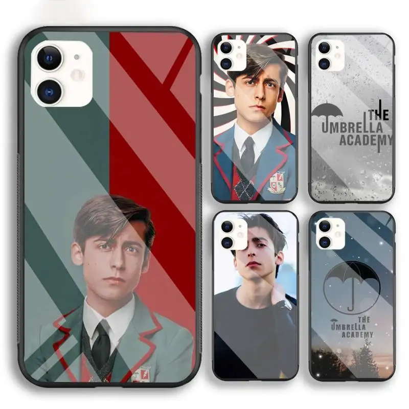 

Cartoon The Umbrella Academy Phone Case For Iphone 6 6s 7 8 Plus XR X XS XSmax 11 12 Pro Mini Max Tempered Glass
