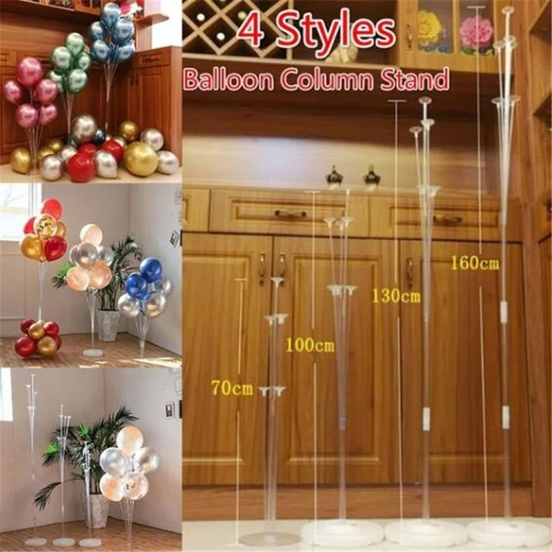 

70/100/130/160cm Balloon Holder Column Balloon Stand Baby Shower Children Kids Birthday Party Wedding Decoration