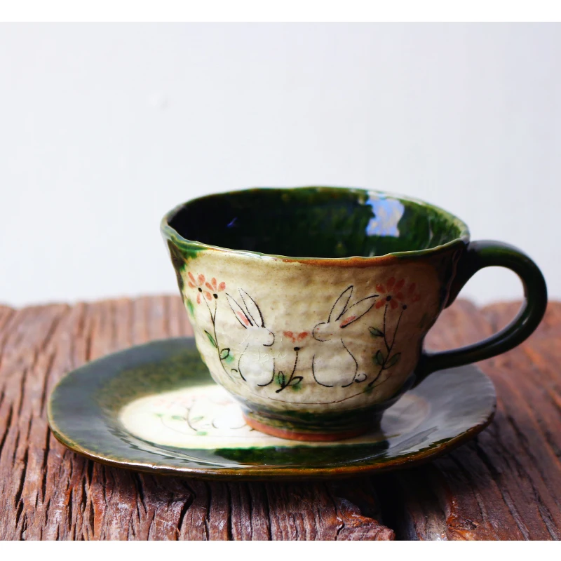 

Creative Original Breakfast Coffee Cups Stanley Japanese Vintage Cup Of Coffee Porcelain Tea Set Tazzine Caffe Turkish Tea Set