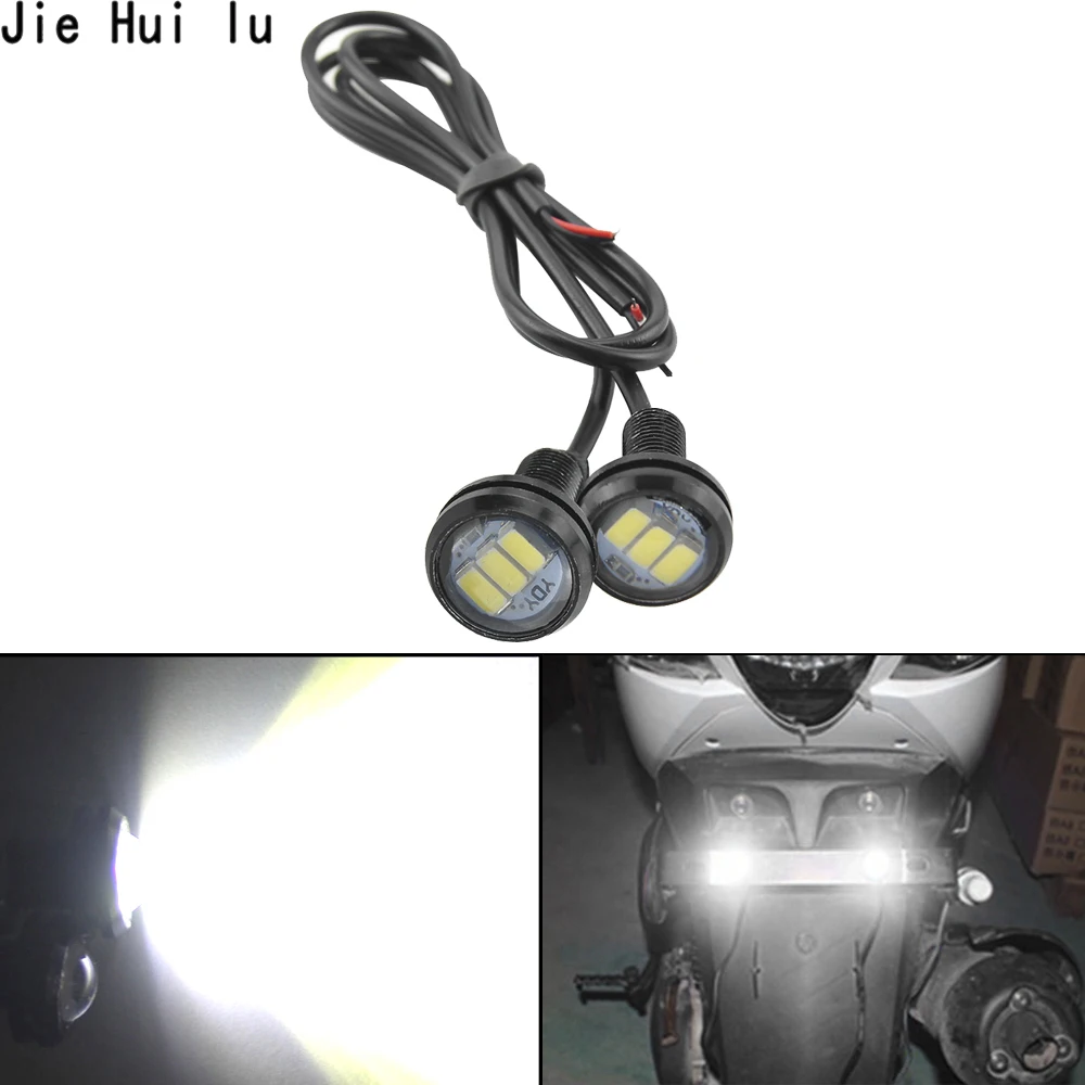 2 шт автомобильных ДХО “орлиный глаз” Светодиодный дневной светильник мотоцикл
