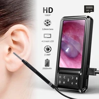 3 9mm 4 5 inches screen hd 1080p ear cleaner digital otoscope ear wax removal tool ear endoscope with 16gb tf card kids adults