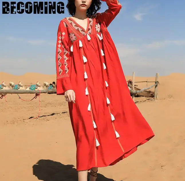 Платье для беременных женщин весеннее осеннее платье Пляжная Юбка свободное