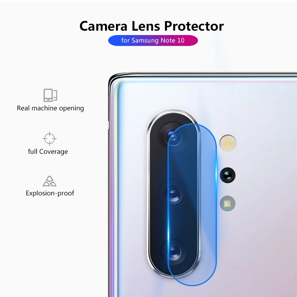 1 3 шт 9D Защита объектива камеры стекло для samsung Galaxy Note 10 + Plus Защитная пленка Pro