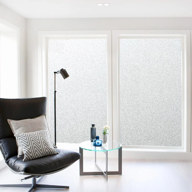 

PVC Frosted Static Cling Window Film Waterproof Glass Sticker Home Bedroom Bathroom Office Privacy Scrubs Frost No Glue