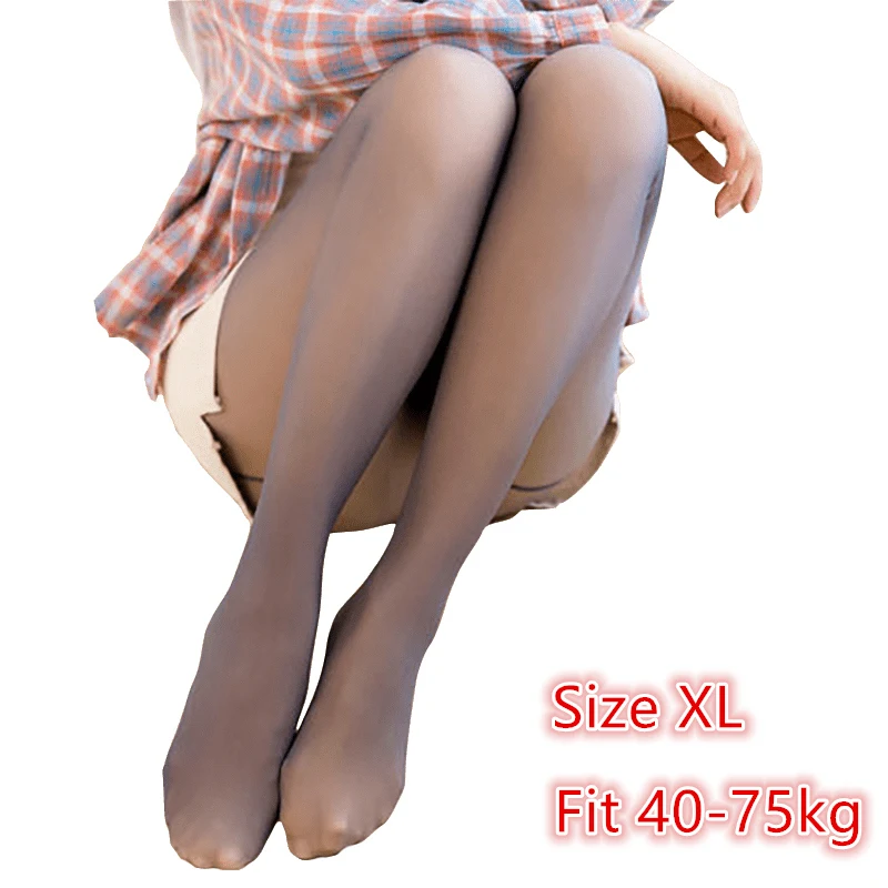 Супер эластичный магический колготки размера плюс осень прозрачные эластичные