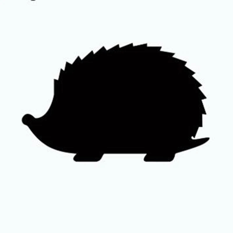 

Car Sticker Black/Sliver Wildlife Forest Animal Hedgehog Vinyl Car Sticker Cartoon Animal Silhouette Car Decal