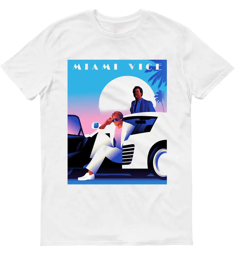 

MIAMI VICE,MOVIE, COTTON,MEN'S T-SHIRT.Sleeve T Shirt Summer Men Tee Tops Clothing Fashion Men Top Tee Funny