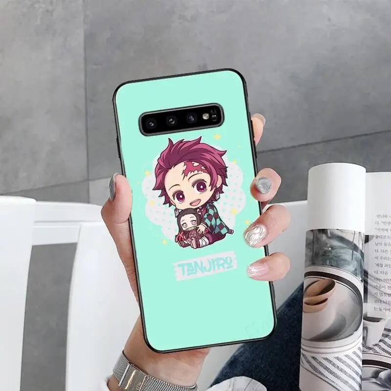 

Demon Slayer Kawaii Anime Phone Case For Samsung Galaxy S5 S6 S7 S8 S9 S10 S10e S20 edge plus lite