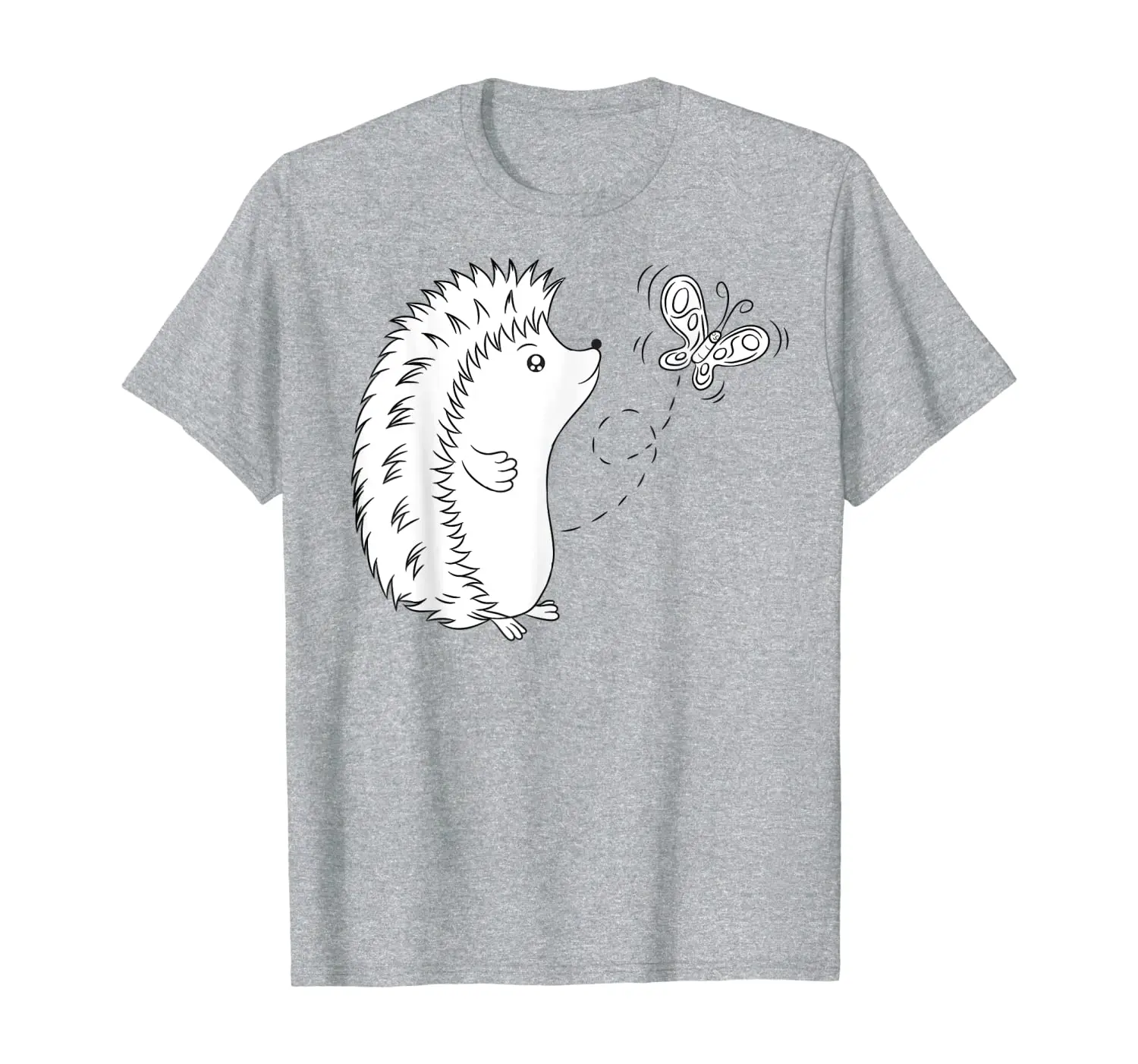 

Cute Hedgehog Butterfly Adorable Sassy Drawing Art Print T-Shirt