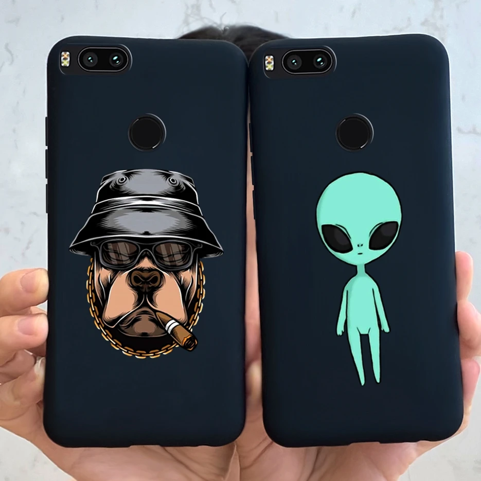 Чехол для Xiaomi Mi A1 5X мягкий силиконовый чехол с милыми животными MiA1 Mi5X чехлы