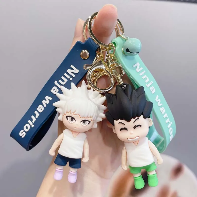 Брелок для ключей из аниме Hunter X мультяшный брелок Hisoka Kurapika Killua косплея