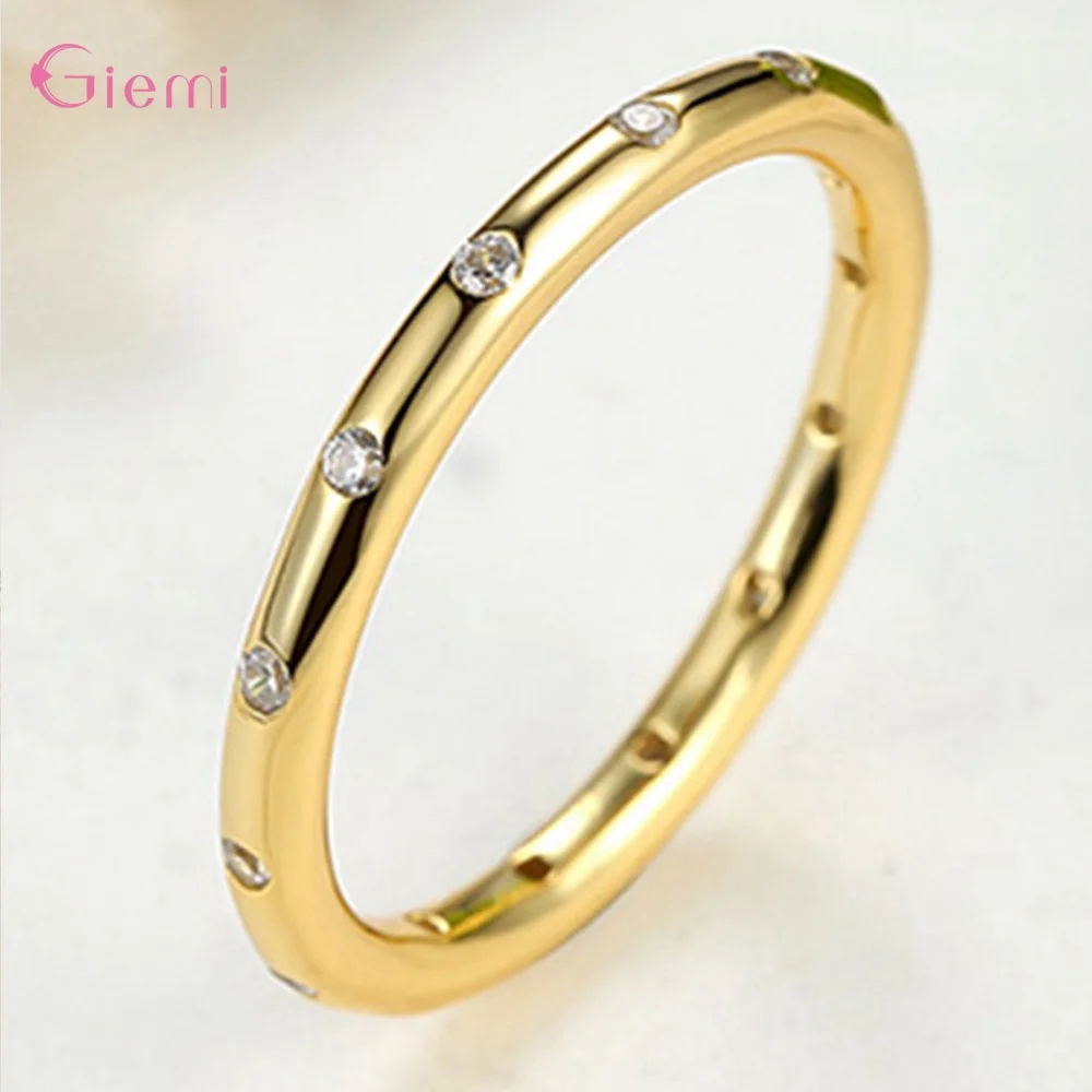 Женское кольцо из серебра 925 пробы с кристаллами | Украшения и аксессуары