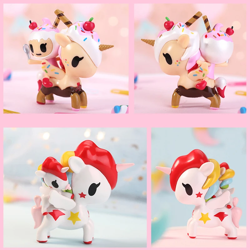 Оригинальная фигурка Токидоки единорог друг глухая коробка кукла-единорог