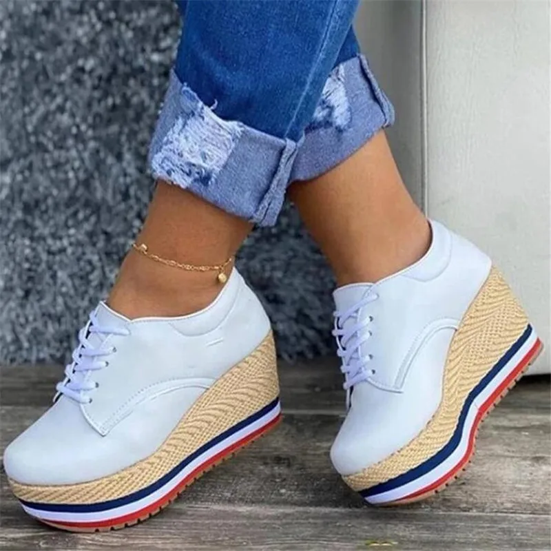 

Cake bottom thick bottom womens shoes new casual shoes fashion platform sneakers women's bottom non-slip women vulcanized shoes