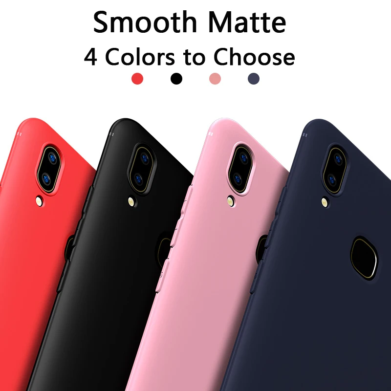 Чехол UPaitou для VIVO Z1/V9 молодежный чехол мягкий силиконовый матовый ультратонкий