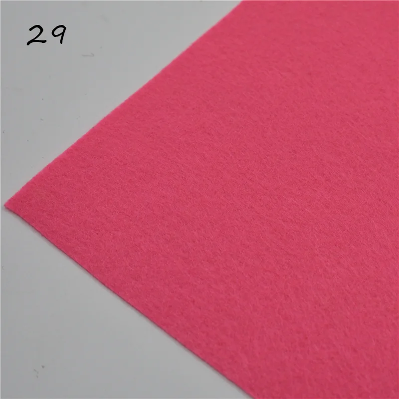 Felt 29 1 шт., ручная работа, фетровые цветы, ручная работа, для кукол, для валяния, шерсть 30/15 см, 60 цветов - Цвет: Felt 29