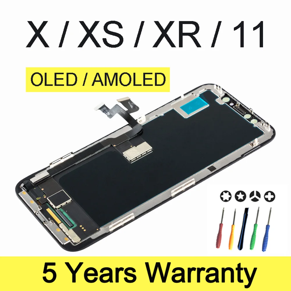 

100% new! OLED Lcd Display For iPhone X 11 Wholesale Factory Price Screen For iPhone X Xs Xr 100% Test 3D Touch Screen