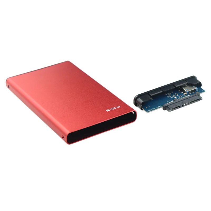 Алюминиевый корпус для внешнего жесткого диска с USB 3 0 на SATA 2 5 дюйма Ультратонкий