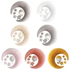 Детская шапка с изображением Луны и подушки и звезд Набор для новорожденных аксессуары для фотосъемки реквизит для фотосъемки новорожденных