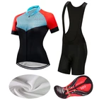 Женская летняя велосипедная одежда, шорты с нагрудником 2022, комплект из Джерси для шоссейного велосипеда, костюм для горного велосипеда, женская форма, велосипедная одежда, профессиональный комплект велосипедного платья