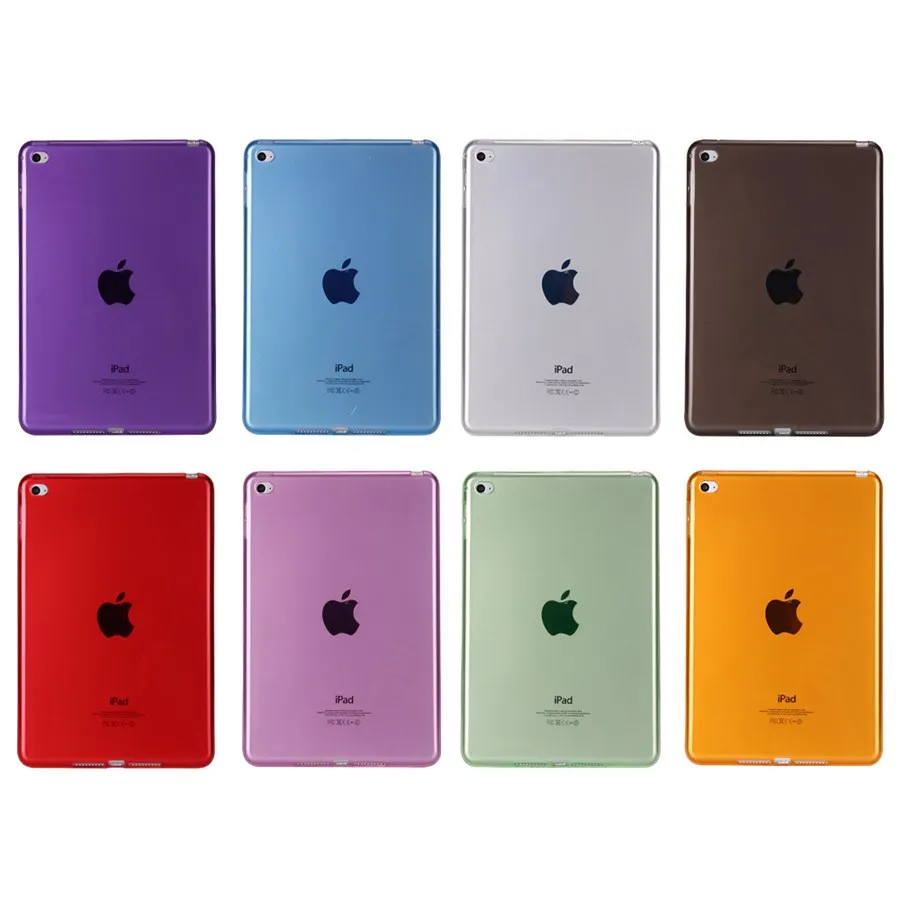 Силиконовый защитный чехол из ТПУ прозрачный против падения для ipad планшета mini