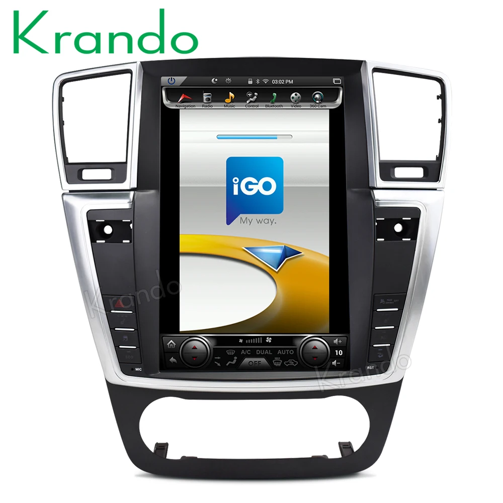 Автомобильный мультимедийный плеер Krando автомагнитола на платформе Android 9 0 с