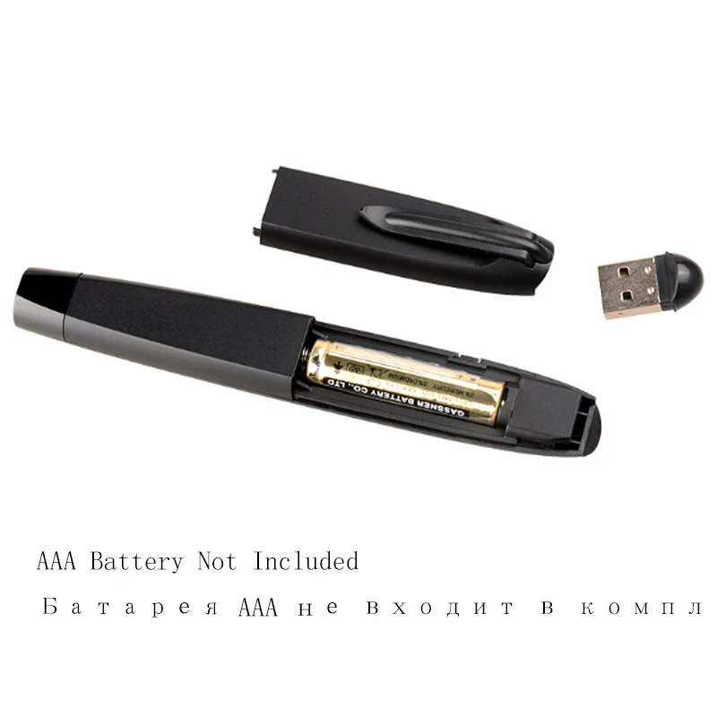 2.4G Wireless remote control PPT presentation pen for Meeting/teaching Remote computer function and infrared indicator pointer |