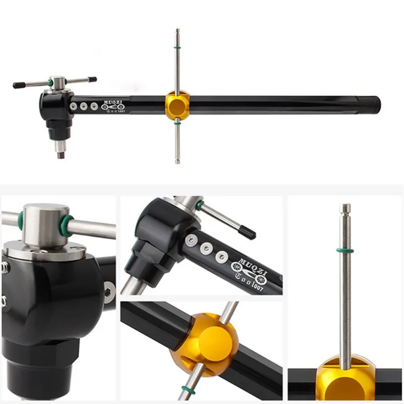

Road Bicycle Hanger Alignment Gauge Alignment Ranging Tool For MTB Foldable Fixed Gear Bike Within 14-29 Inch Adjustment Wrench