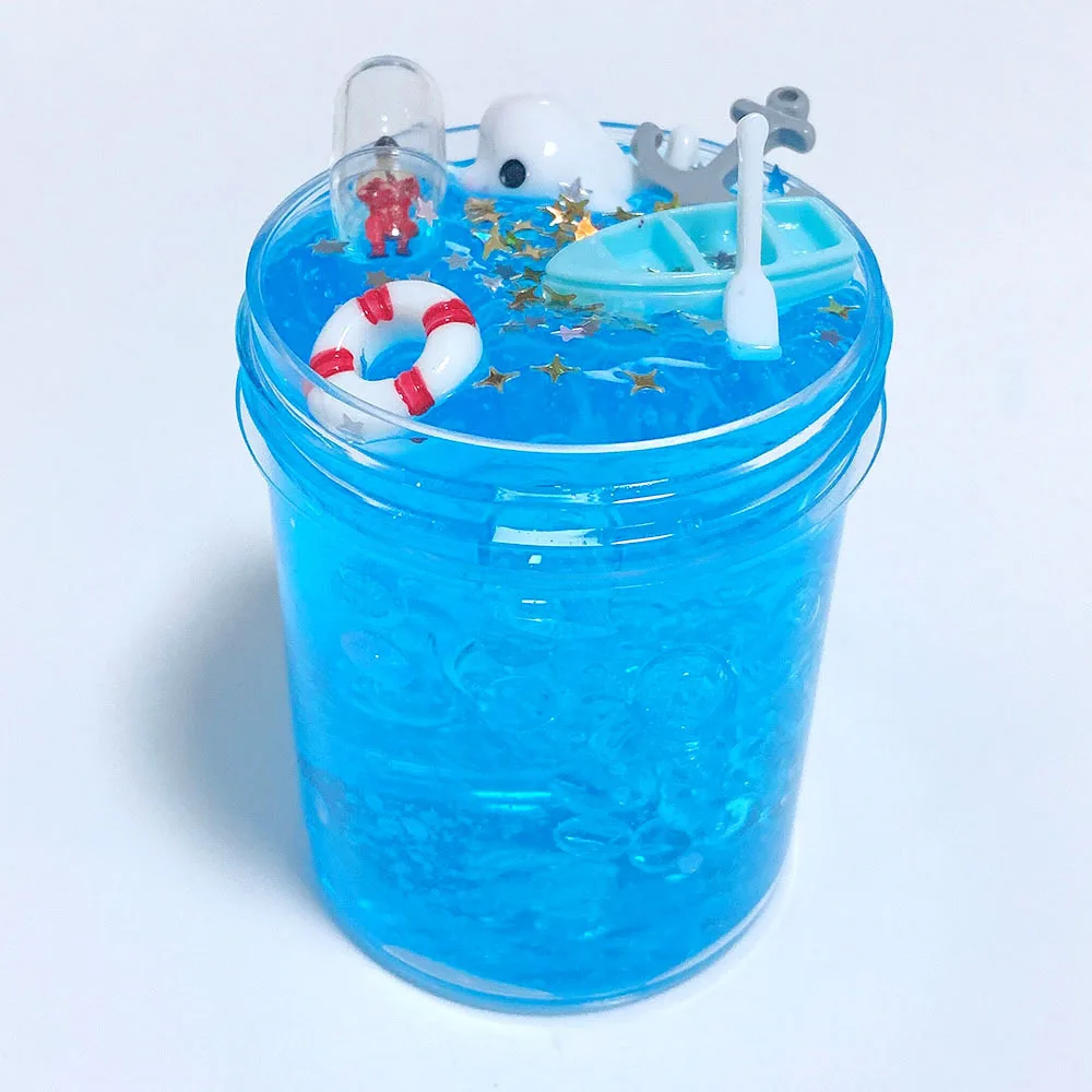 120 мл красивый Радужный пушистый пудинг Кристалл Эластичный слизи глина игрушки